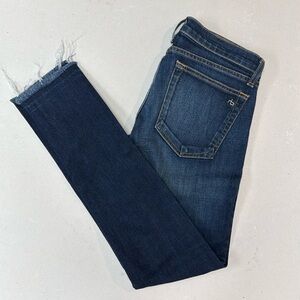 Rag & Bone Dre Low Rise Dark Denim Jeans 24